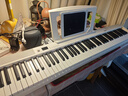 特伦斯折叠钢琴88键便携式电钢琴成人儿童电子琴重力度键盘V30pro钢琴 时尚白+专用琴包 实拍图