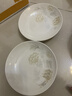 纯白8.5英寸窝盘家用洗碗机可用陶瓷餐具菜盘饭盘大容量深盘 4只纯白8.5英寸深窝盘 实拍图