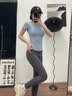 木林森（MULINSEN）跑步运动套装瑜伽服女休闲健身服普拉提短袖透气两件套修身 实拍图