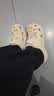 卡骆驰（CROCS）【预售】白鹿同款经典云朵洞洞鞋时尚百搭女鞋花园鞋|206750 骨白色-2Y2(含智必星)【预售】 40 (260mm) 尺码偏小，建议选大一码 实拍图