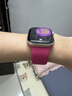 Apple/苹果 Watch S11 智能手表GPS款42毫米玫瑰金色铝金属表壳淡桃粉色运动型表带S/M MEUN4CH/B 实拍图
