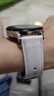 威千图适用华为手表表带watch gt3/gt2真皮watch gt3pro男女 珍珠白-尖尾皮带丨【42/43mm表盘】按压款 实拍图