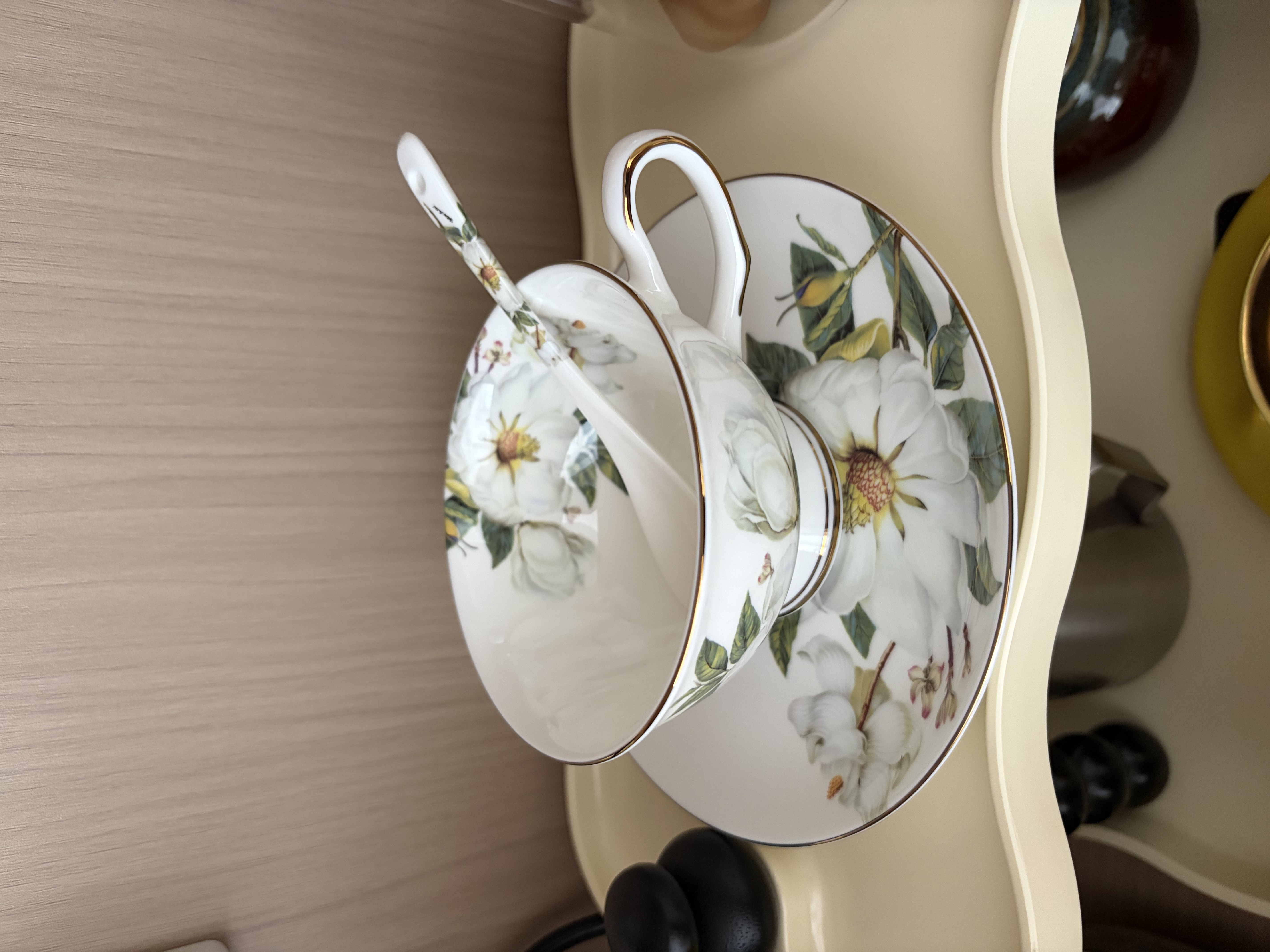 瓷侠客轻奢骨瓷茶杯英式下午茶茶具套装咖啡杯简约欧式奢华杯碟陶瓷精致 实拍图