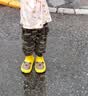 幸福玛丽（Cheerful Mario）宝宝雨靴儿童雨鞋防水婴儿幼儿男童女童水鞋男孩女孩女款内长17cm 实拍图