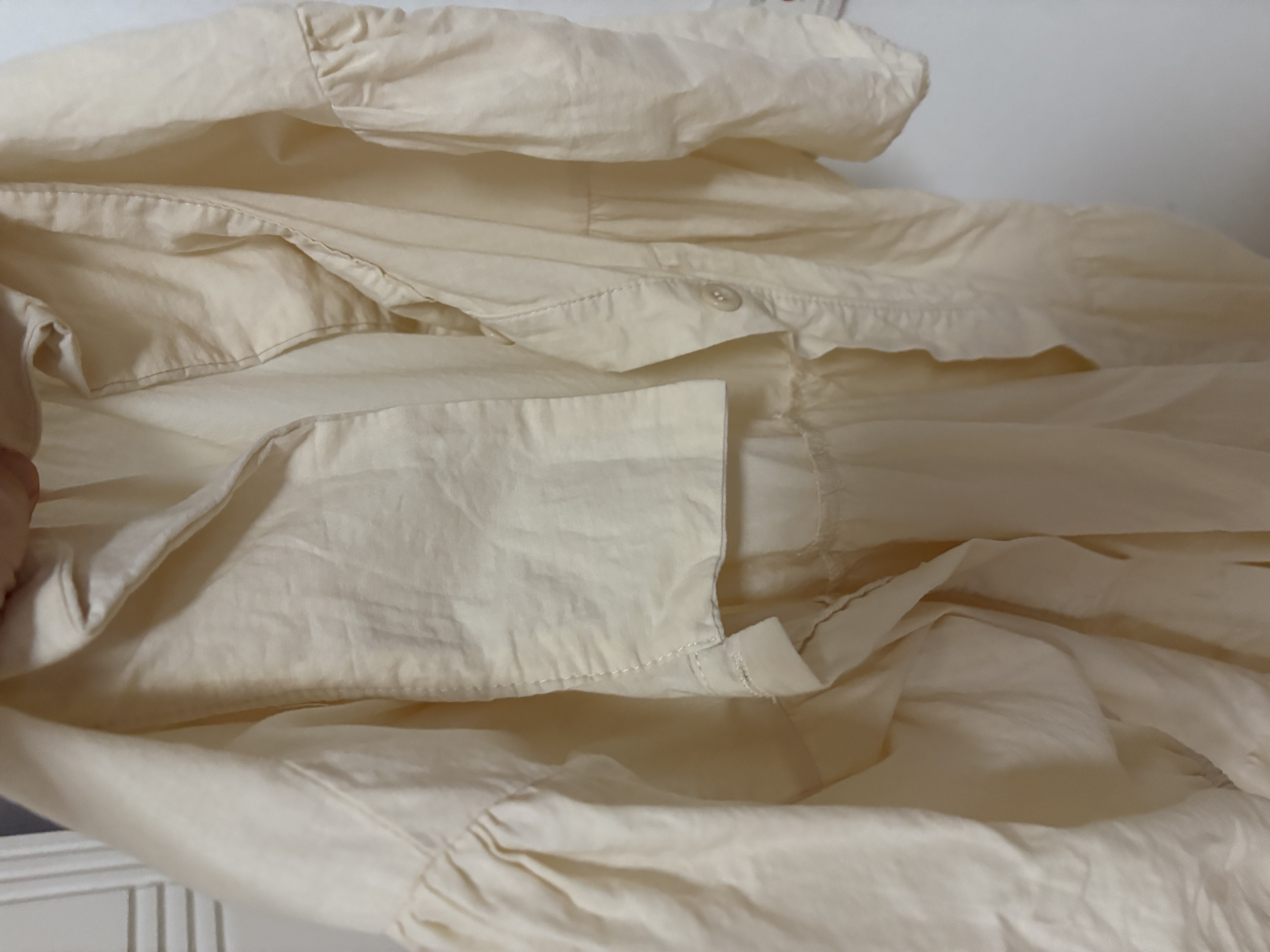 婧麒（JOYNCLEON）孕妇装夏季可哺乳连衣裙小个子短袖宽松孕妇长裙 杏L Jly156791 实拍图