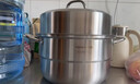 九阳（Joyoung）蒸锅304不锈钢家用小型2-3人加厚煮炖汤锅燃气磁炉通用三层32cm 实拍图