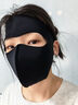 奥克云夏季全脸防护面罩女士防紫外线防晒口罩2026新款透气医美遮脸2只 实拍图