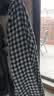 MUJI[自营限定款]男士无侧缝 双层纱织睡衣 纯棉家居服 藏青色格纹 M 实拍图