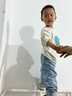 嘟嘟家男童牛仔裤秋装潮儿童洋气裤子秋季宝宝休闲裤女童时尚百搭长vip 浅牛仔蓝 100 实拍图