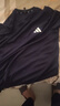 adidas速干简约休闲舒适圆领短袖T恤男装夏季阿迪达斯官方轻运动 传奇墨水蓝/白色   2XL 实拍图