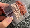 超细皮筋高弹力彩色橡皮筋女高颜值扎头发绳耐用简约不伤发头绳 袋装50根（颜色随机） 实拍图