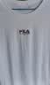 斐乐（FILA）官方男装短袖t恤夏季运动T恤男短袖纯棉凉感休闲上衣男 （功能升级版）云菇白-F51M629103FWT L 175/96A/L 实拍图