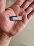 闪迪（SanDisk）128GB U盘 CZ73 时尚蓝色 安全加密 数据恢复 学习电脑办公投标 小巧便携 车载 大容量金属优盘 实拍图