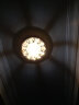 雷士（NVC）过道灯led玄关灯 北欧创意时尚水晶卧室餐厅灯过道走廊衣帽间门厅 胧月哑黑 镂空鸟巢-赠三色光源 实拍图