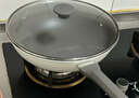 炊大皇炒锅不粘锅易洁少油烟平底煎炒锅32cm电磁炉通用瓷晶CJ32CG 实拍图