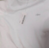 海澜之家（HLA）t恤男简约基础款夏新品圆领短袖T恤凉感打底衣休闲纯色百搭衣服男 漂白2D(凉感抗菌防螨) 2XL /185/100A 实拍图
