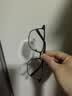 依视路（ESSILOR） 钻晶系列高清耐磨防蓝光近视超薄镜片专业配度数眼镜架男女镜框 钛+金属-全框-4021BK-黑色 镜框+依视路A4防蓝光1.56现片 实拍图
