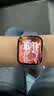 Apple/苹果 Watch S11 智能手表GPS+蜂窝款42毫米银色铝金属表壳雾紫色运动型表带M/L MF9J4CH/B 实拍图