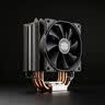 酷冷至尊（CoolerMaster）Hyper 612 Pro CPU风冷散热器 单塔/三代超导6热管/双莫比乌斯风扇/金属拉丝磁吸顶盖/多平台扣具 实拍图