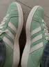 adidas「面包鞋」GRAND COURT BASE 00s休闲低帮板鞋男女阿迪达斯   薄荷绿/黑色/汉玉白   36 实拍图
