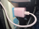 固质【国标3c认证】苹果17充电器小冰块适配原装45W氮化镓iPhone16快充air套装promax/plus充电头15pro 【樱花粉】45W充电头+两米CC编织快充线 实拍图