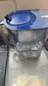 膳魔师净水壶 滤水壶 家用过滤器 4.5L大容量 自来水过滤器 滤水器 过滤壶 1壶13芯 多功能厨房净水器 深海蓝1壶13芯 实拍图