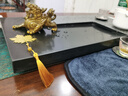 岩棠天然乌金石茶盘家用一体轻奢现代整块石制石头茶桌带排水湿泡茶台 凯旋60*30*3cm 实拍图