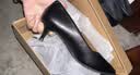 卡帝乐鳄鱼 CARTELO 舒适职业百搭黑细高跟鞋女士 KCC-357-8 黑色3cm 38  实拍图