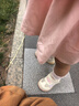 牧童学步鞋夏季透气单网宝宝鞋男婴儿鞋软底防滑面包鞋女 樱粉 17 实拍图