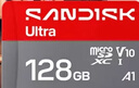 闪迪（SanDisk）128GB TF（MicroSD）内存卡 A1 U1 C10 至尊高速移动版存储卡 读速195MB/s 手机平板游戏机内存卡 实拍图