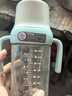 小土豆（potato）儿童水杯大宝宝吸管奶瓶PP水杯9个月以上带重力球 300ml萌动绿 实拍图