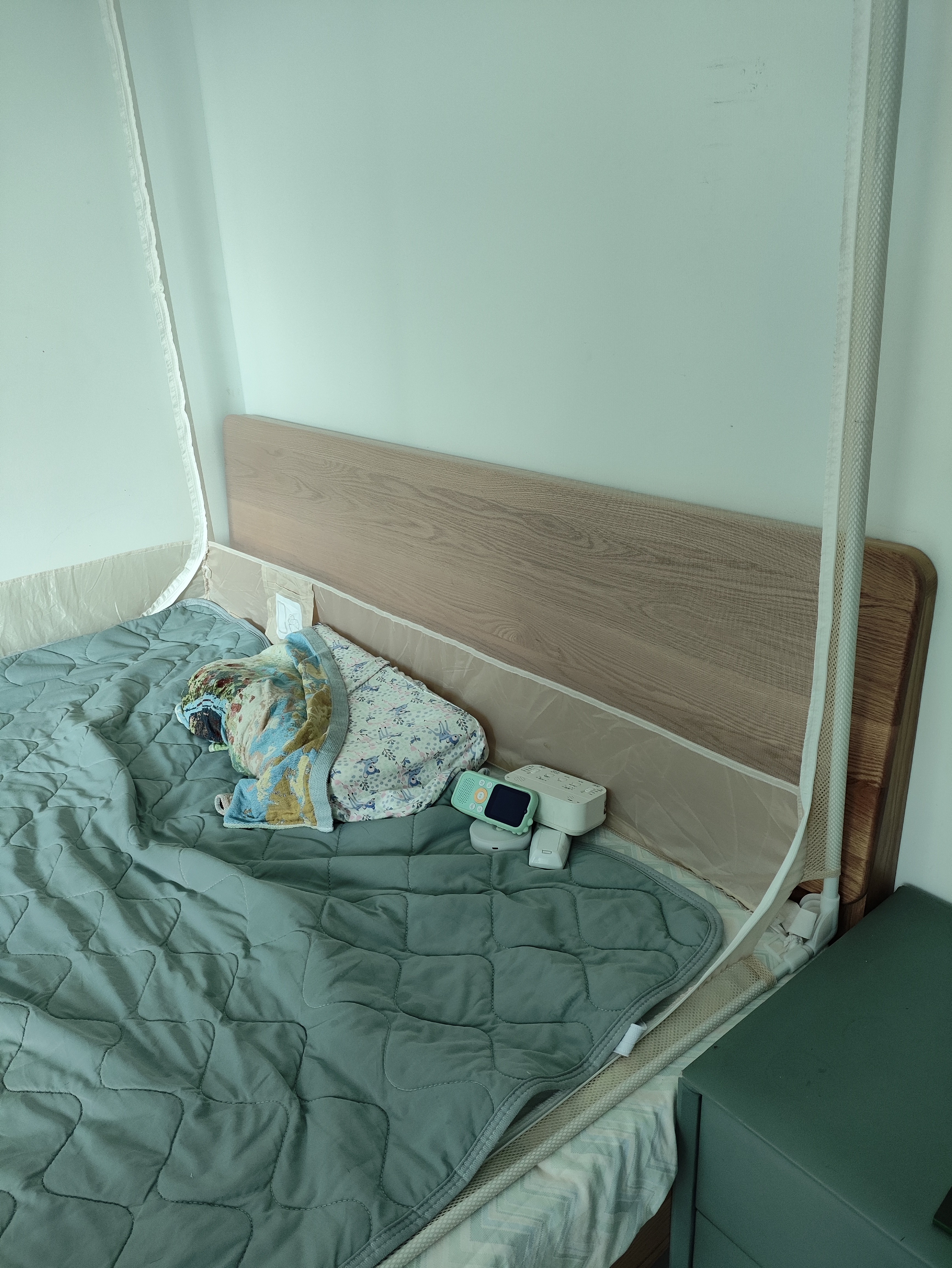 源氏木语红橡木实木大板床日式卧室斜靠床现代简约小户型原木风双人床家用 【7】(高铺)原木色单床1.5*2m(不含垫) 实拍图
