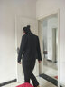 汇美特小西装职业装女装套装秋装工作服正装西服外套前台面试工装 黑色西装+裤子 XL(建议110-120斤以内) 实拍图