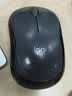 罗技（Logitech）M187P（同M186 M185外观）无线鼠标 办公鼠标笔记本电脑鼠标家用含2.4G接收器即插即用  黑色 实拍图