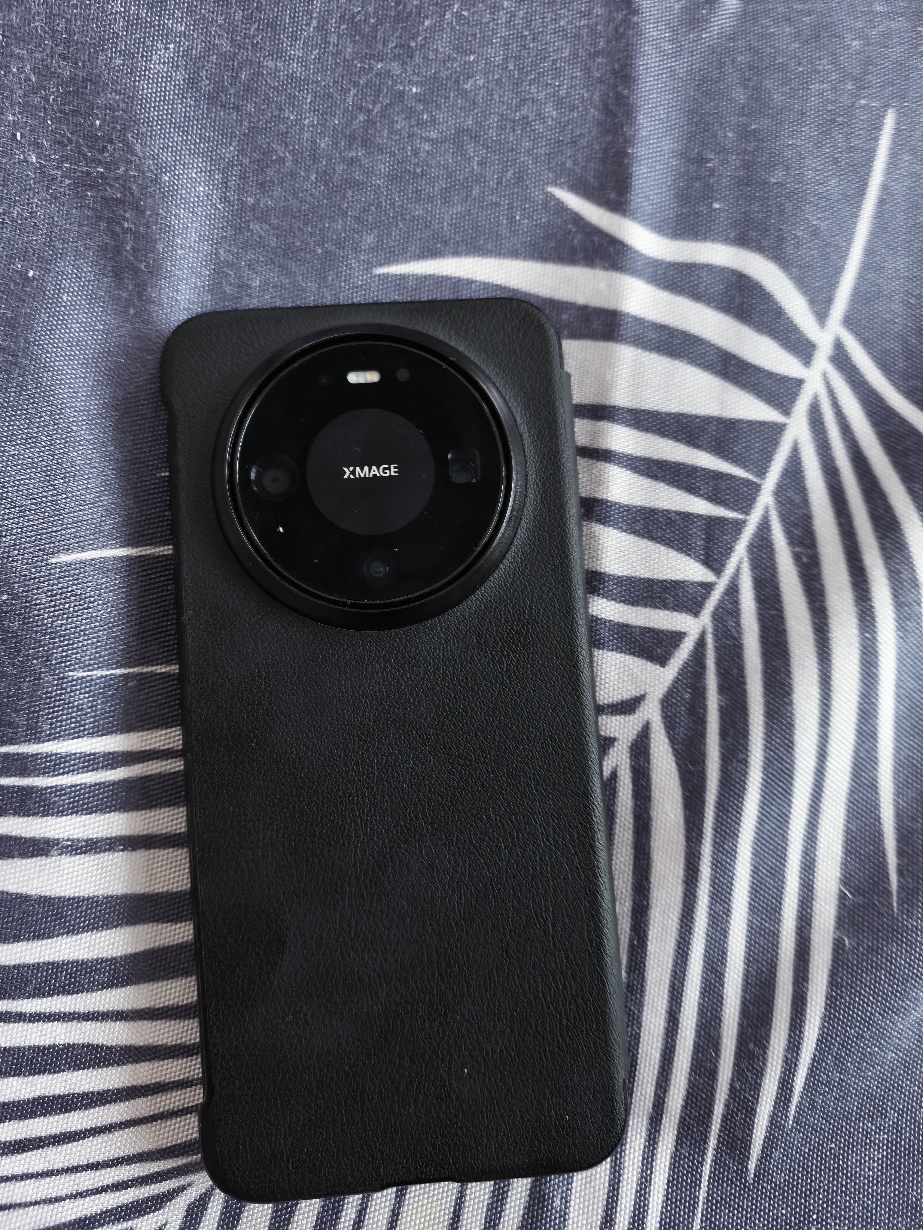 艾德加适用于华为mate80手机壳5G翻盖式 华为mate80/80pro休眠唤醒视窗全包防摔真素皮散热 实拍图