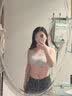 婷美初中高中生少女文胸女生学生发育期女孩青少年青春期儿童内衣 蓝M 实拍图
