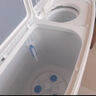 美的（Midea）半自动双桶波轮洗衣机家用大容量12公斤洗+7kg脱水老人简易操作品质电机小巧不占地租房宿舍必选 12公斤大容量 双缸 实拍图