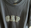 GAP男女装春季款纯棉字母logo短袖T恤常规上衣美版570044 海军蓝 M 美码 L亚洲码180/96A 【偏小，建议选大一码】 实拍图