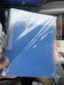 齐心（COMIX）试卷夹旋转抽杆文件夹A4/5个装加厚清透淡蓝色侧拉杆夹学生资料办公文件整理收纳 EA3211-5 实拍图
