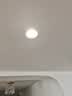 欧普照明筒灯开孔75mm嵌入式深杯防眩目全铝客厅吊顶灯高亮窄边射灯 防眩白杯-7W【开孔7.5-8厘米】 中性光4000K 实拍图