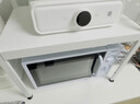 京东京造 微波炉置物架可伸缩烤箱台面收纳架子厨房烹饪器具[双层黑色] 实拍图