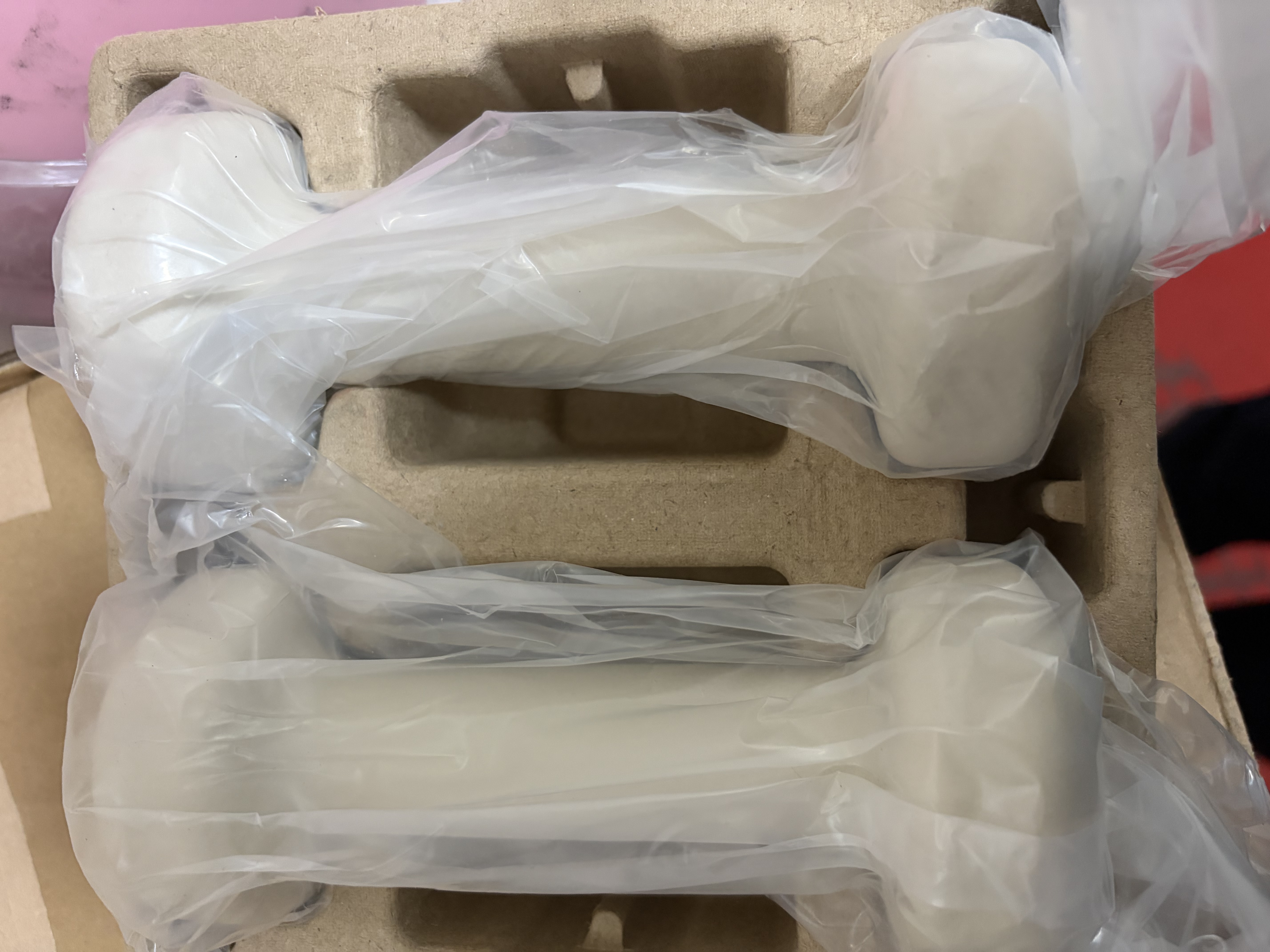 PROIRON普力艾 浸塑哑铃女士家用健身纯铁小哑铃儿童 杏仁白1.5kg*2 实拍图