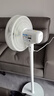 美的（Midea）【幸运草安睡1S】一级能效直流变频声控电风扇家用遥控卧室静音落地扇台式桌面抗菌大风力转页扇 实拍图
