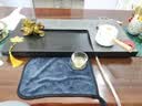 岩棠天然乌金石茶盘家用一体轻奢现代整块石制石头茶桌带排水湿泡茶台 凯旋60*30*3cm 实拍图