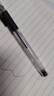 uni三菱 uni-ball UM-100黑色中性笔高颜值0.5mm黑笔签字笔商务学生考试刷题专用水笔水性笔 3支 实拍图