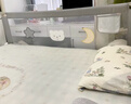 慕卡索婴儿床围栏宝宝床上防摔护栏儿童床边防掉床挡板防夹伤无缝防窒息 星灰 单面装 2.0米 实拍图