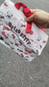 卡通蝴蝶结新款日系极简帆布包单肩上课通勤耐磨手提包 红色KT猫＋飘带 实拍图