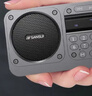山水（SANSUI）M31老人收音机老年人充电插卡音乐播放器迷你小音箱便携式随身听FM调频广播音响蓝牙音箱 灰色 实拍图