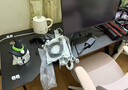 奥伦福特  电脑桌台式家用电竞游戏桌办公书桌简约书房写字桌子 碳纤维纹路单桌-160*70 升级款电竞桌 实拍图