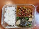 希乐扣Cilock大容量玻璃饭盒上班族带饭可微波炉便当盒保鲜盒 特大长三分隔+包 实拍图